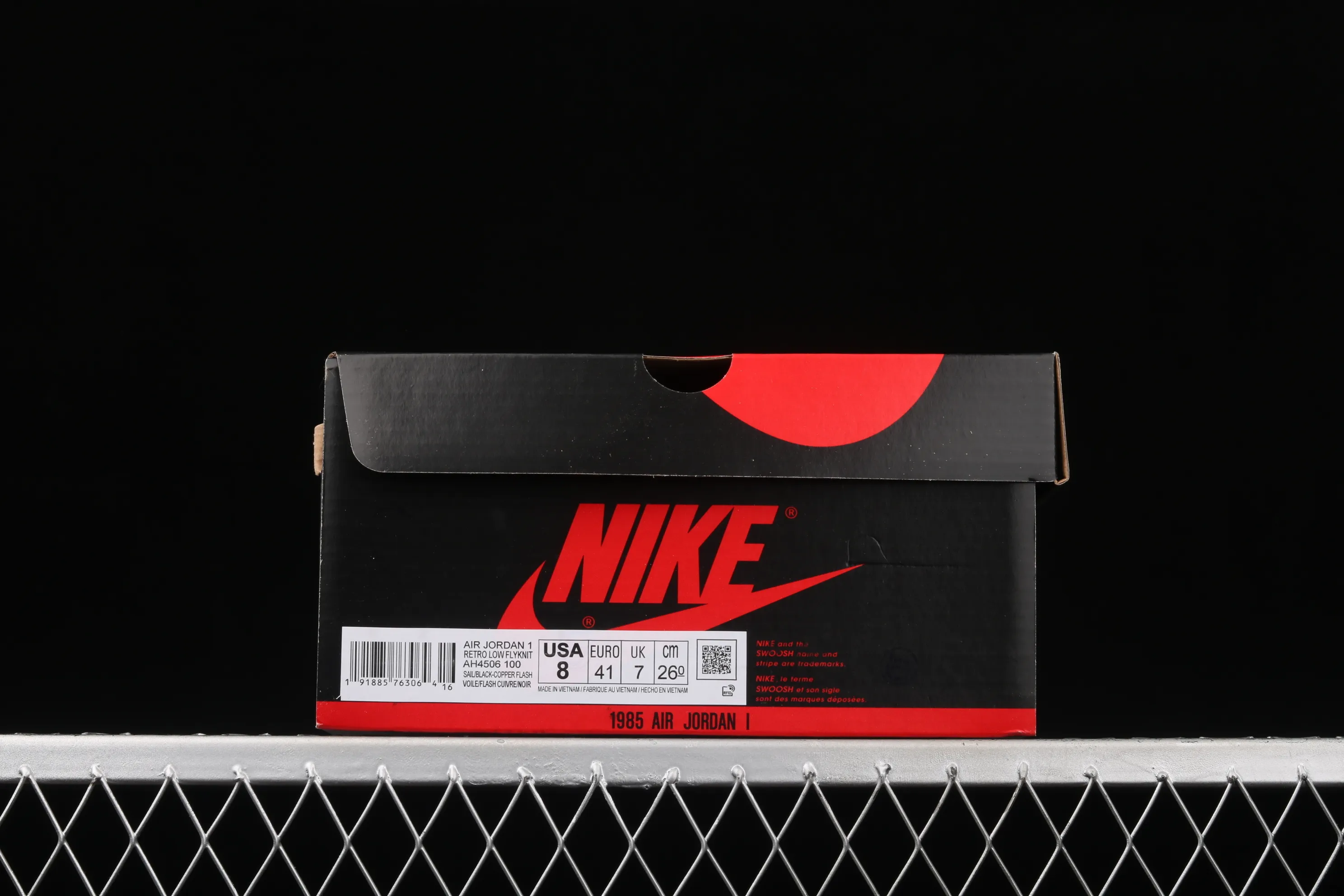 All categories Air Jordan Jordan series basketball shoes Air Jordan 1 Low Air Jordan 1 Low AJ1 Joe 1 knitted black low-top basketball shoes AH4506-100